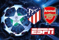 ESPN transmitió el partido Atlético Madrid - Arsenal por la Champions League