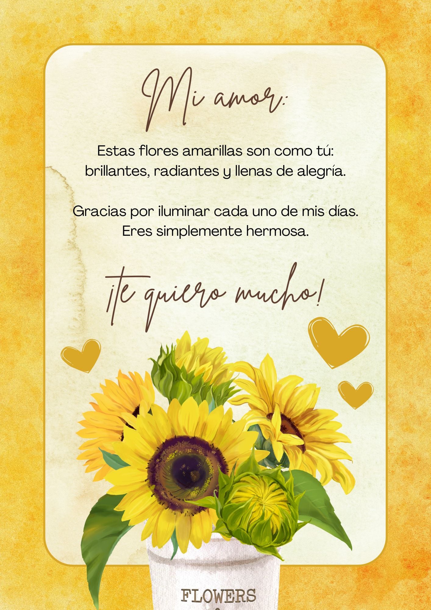 Este lunes 21 de septiembre es una fecha especial para regalar flores amarillas a tu persona especial. (Foto: Canva.com)