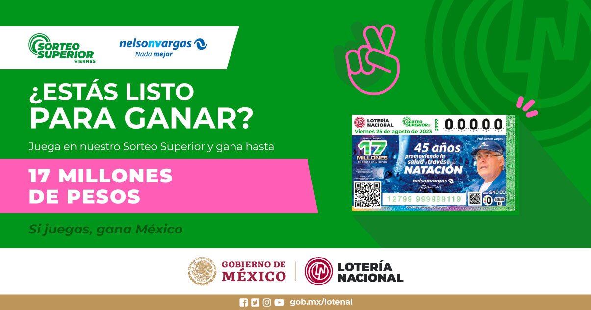 Sorteo Superior del 25 de agosto. (Foto: Twitter)