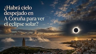 ¿Habrá cielo despejado en A Coruña para ver el eclipse solar hoy, 12 de agosto?