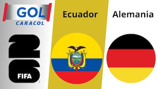 GOL Caracol transmitió el partido Ecuador 2-1 Alemania por el Mundial 2026
