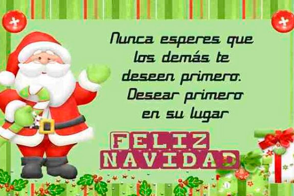 Estas son algunas imágenes para enviar por WhatsApp por Navidad. (Foto: Pinterest)