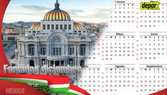 Calendario de días festivos 2023 en México: conoce los feriados y puentes pendientes del año. (Foto: Composición).