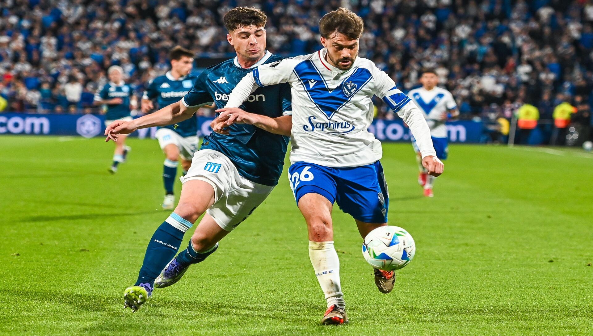 Se espera que el Racing Club vs Vélez Sarsfield sea un duelo intenso y parejo (Crédito: Alamy Stock Photo).