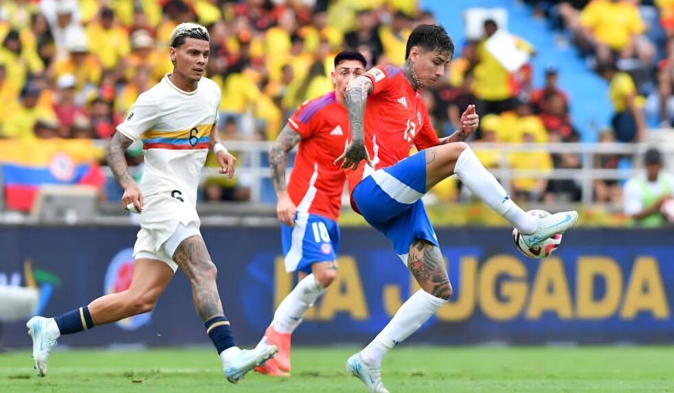 Colombia le marcó cuatro goles a Chile en Barranquilla. (Foto: Getty Images).