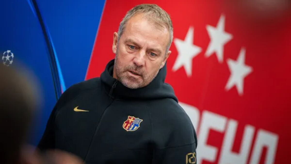 Hansi Flick se ha mostrado resignado por la situación de Olmo y espera que eso no afecte a futuros fichajes (Foto: Barcelona)