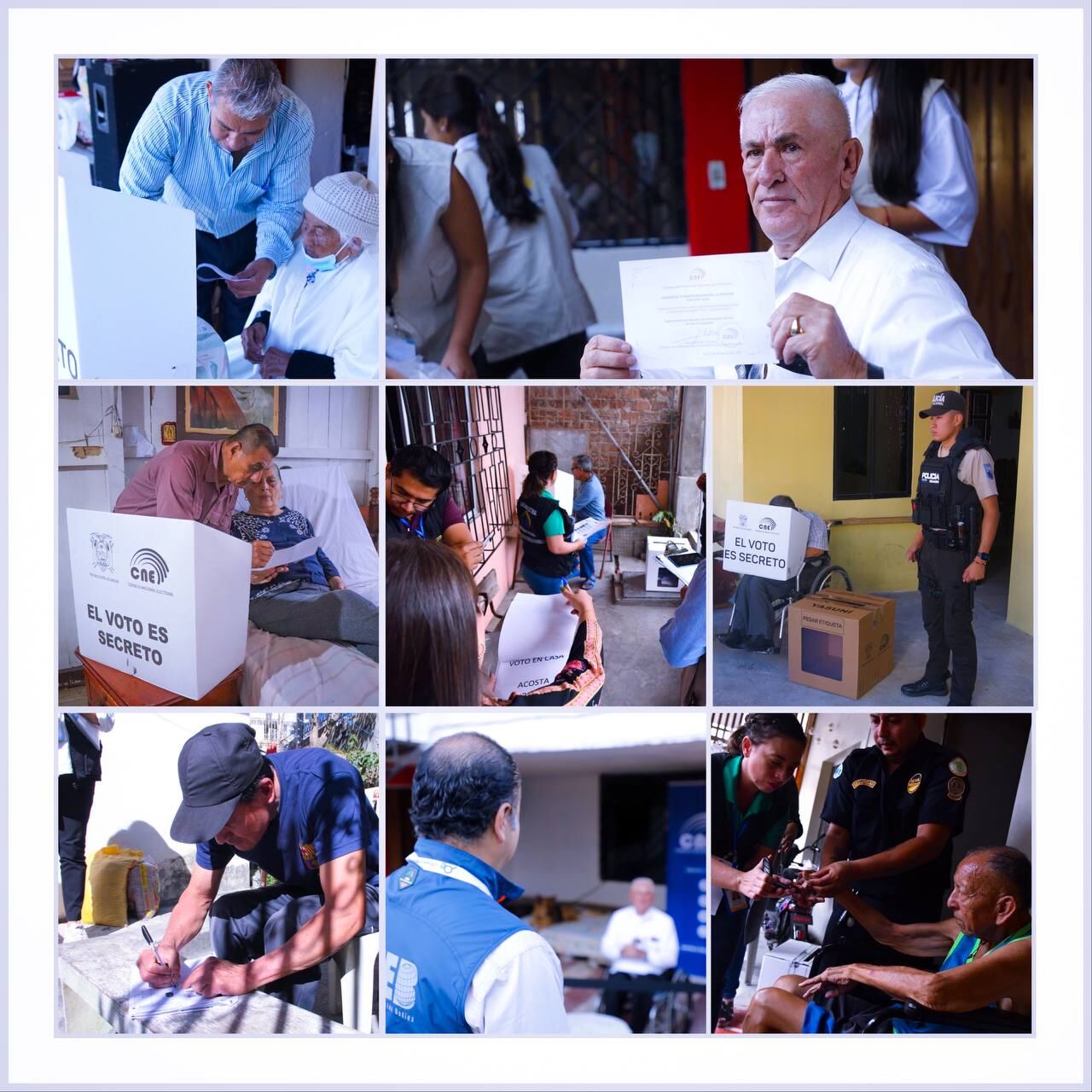 528 personas sufragaron a través del Voto en Casa en las Elecciones generales de Ecuador, 2023. | Crédito: cne.gob.ec