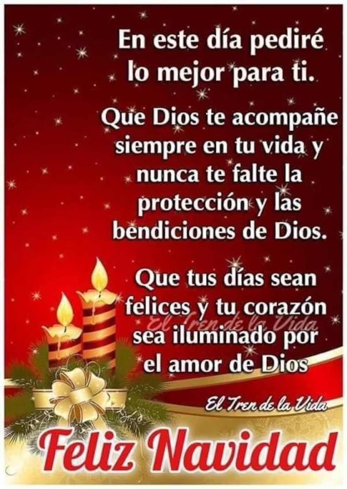 Las mejores imágenes para dedicar este 25 diciembre en Navidad. (Foto: Difusión).