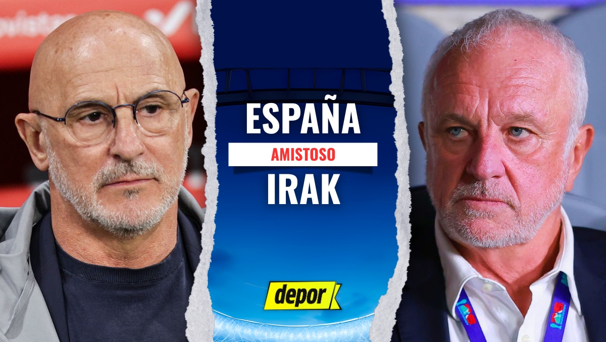 España vs. Irak se enfrentan en un amistoso previo al Mundial 2026. (Diseño: Depor)