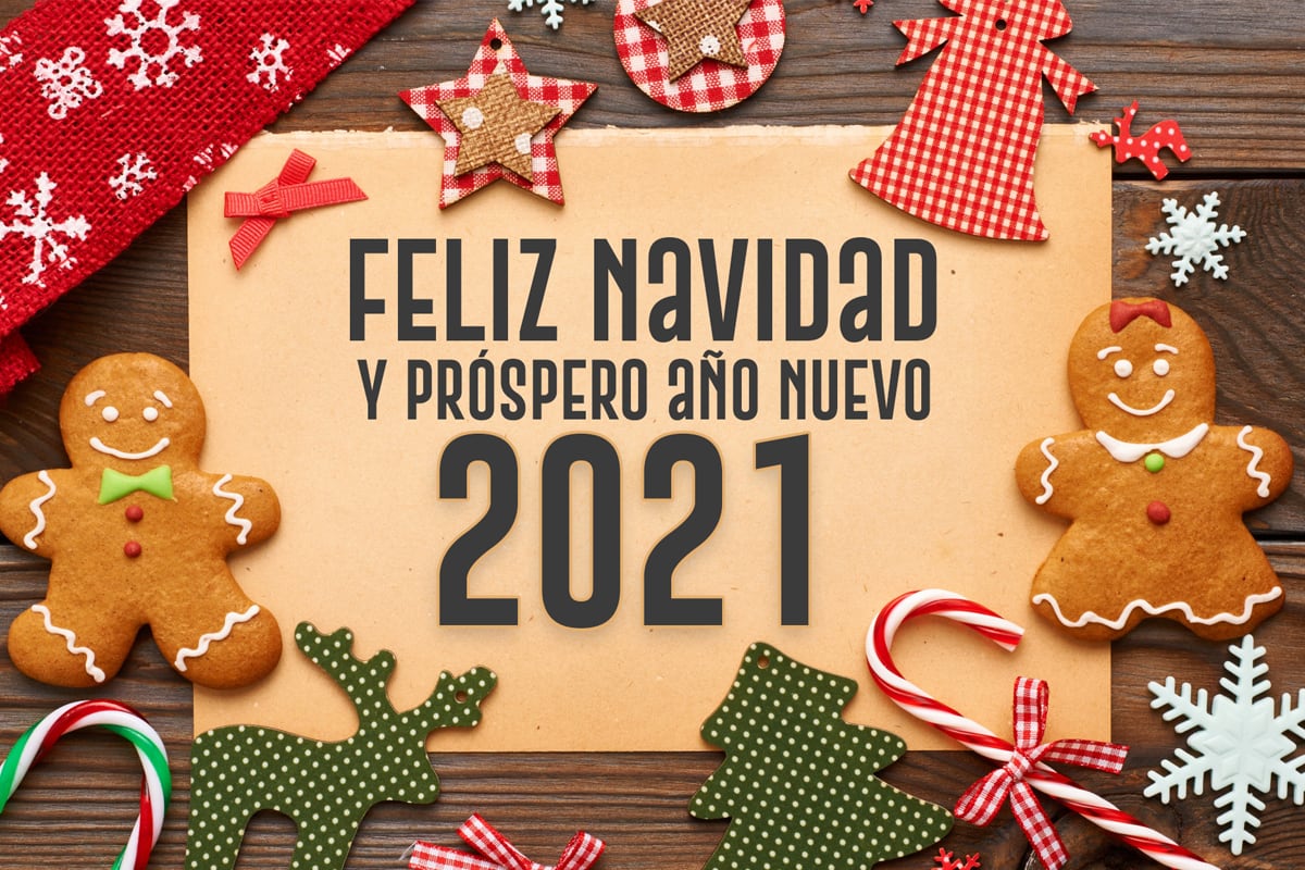 Esta es otra imagen para enviar en la Navidad. (Foto: CreativeMarket)