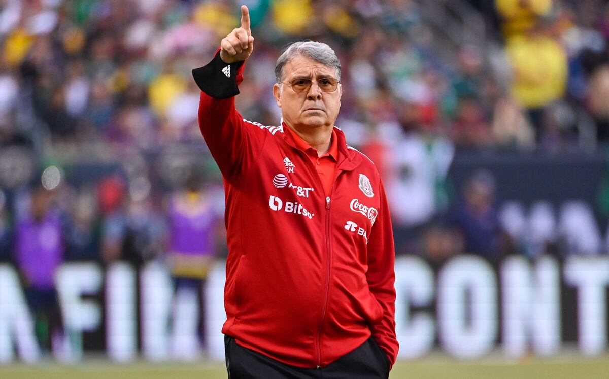 Tata Martino como DT de México. (Foto: AFP)