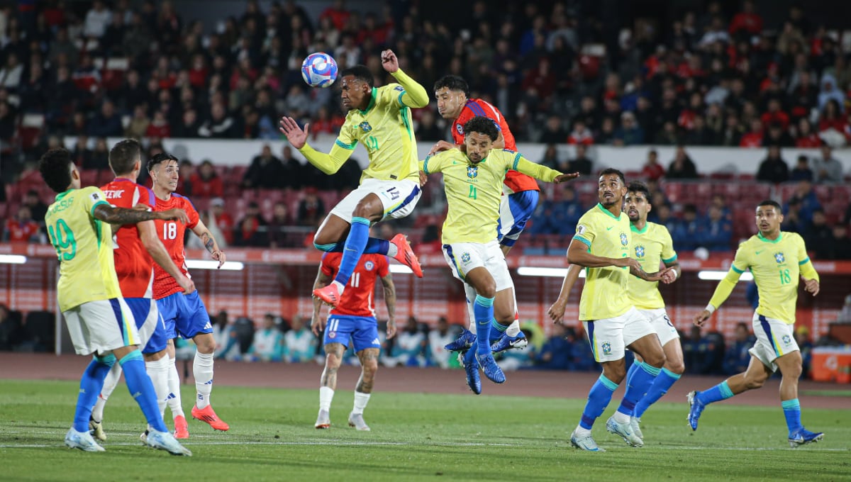 Brasil tuvo mejores recambios para quedarse con el triunfo en Santiago. (Foto: La Roja)