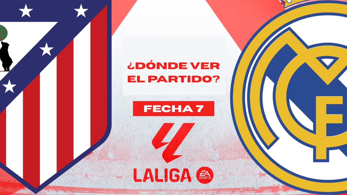 Real Madrid vs. Atlético de Madrid se enfrentan por la fecha 7 de LaLiga. (Diseño: Depor)