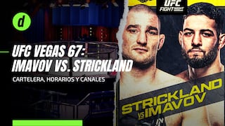 Imavov vs Strickland: Mira la cartelera completa, horarios, canales y cuotas del UFC Vegas 67