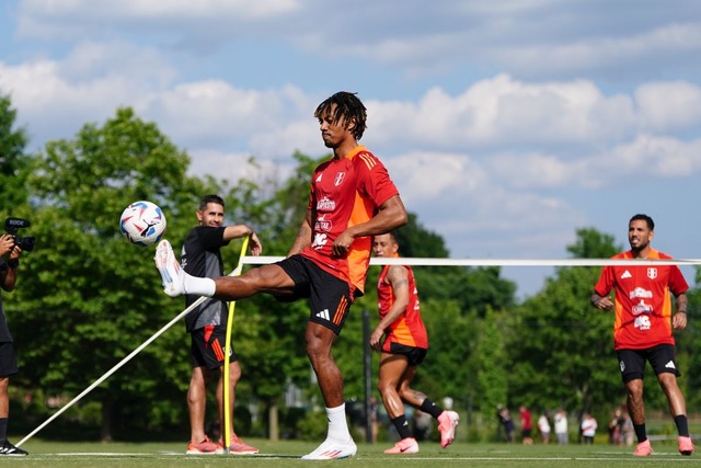 Perú entrenó por primera vez en Filadelfia, Estados Unidos: (Fotos: Labicolor)