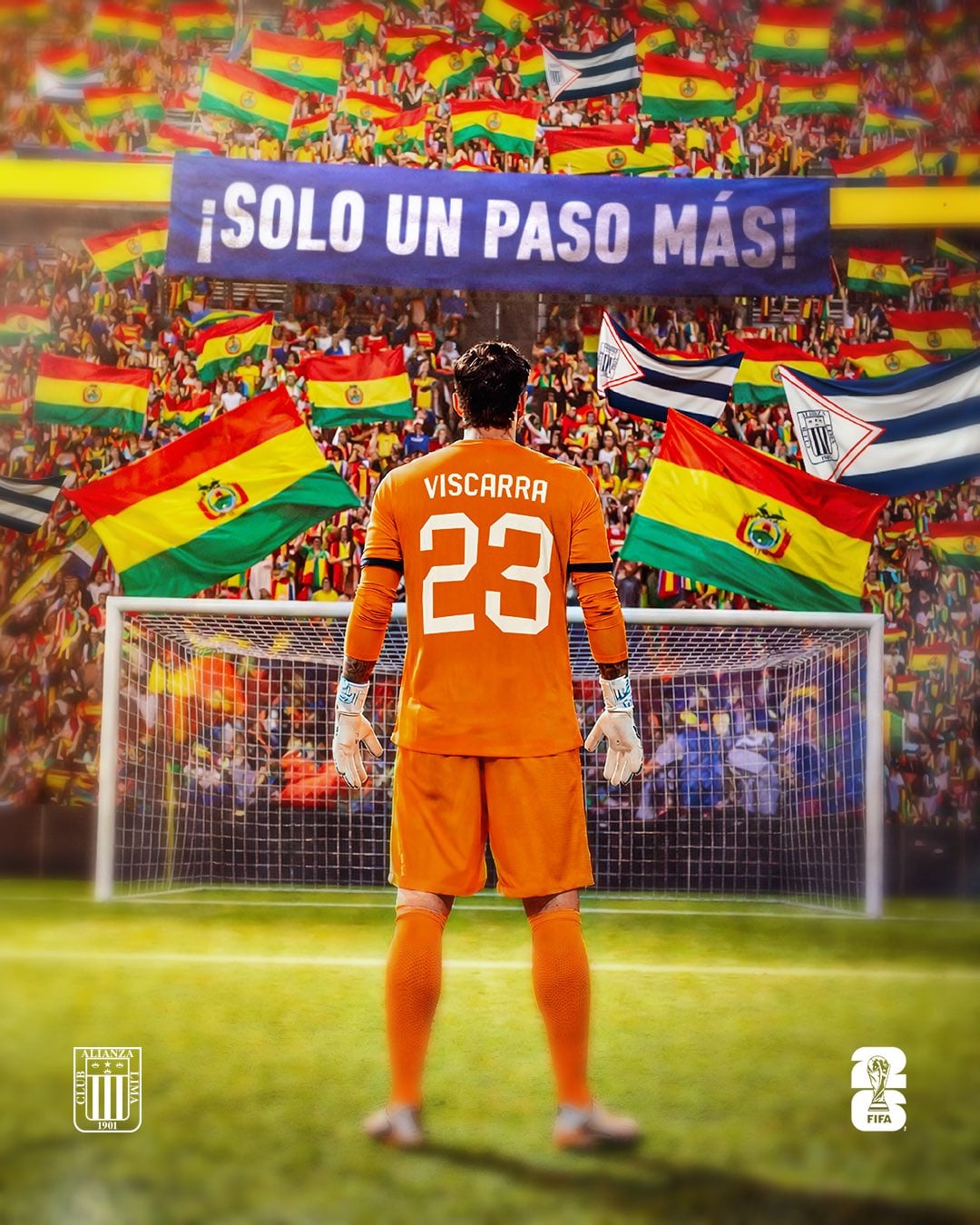 El apoyo de Alianza Lima a Guillermo Viscarra tras su triunfo con Bolivia. (Imagen: Alianza Lima)