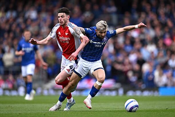 Julio Enciso jugó la última temporada en Ipswich Town de la Premier League, cedido por Brighton. (Foto: Getty Images)