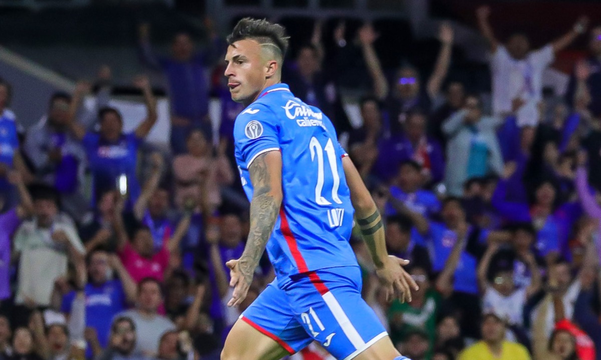 Augusto Lotti marcó tres goles con la camiseta de Cruz Azul. (Foto: Cruz Azul)