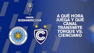 ¿A qué hora juega y qué canales de TV transmiten el partido Torque vs. Cienciano por Copa Sudamericana 2026?