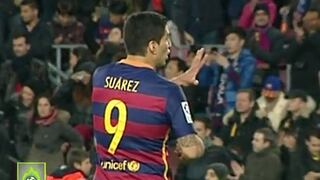 Youtube: Luis Suárez presumió de los títulos del Barcelona a portero de Espanyol
