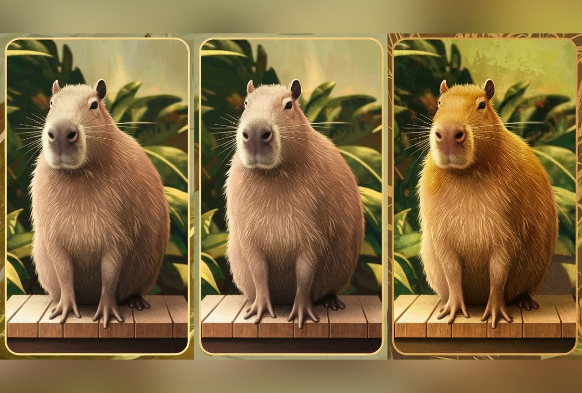 Visual test: choose one of the capybaras in the image to discover what type of personality you have (Design: Depor).