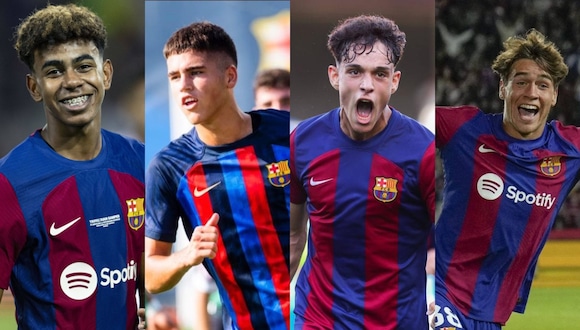 Jugadores entre 16 y 17 años del Barcelona saldrá al rescate del equipo. (Foto: Composición).