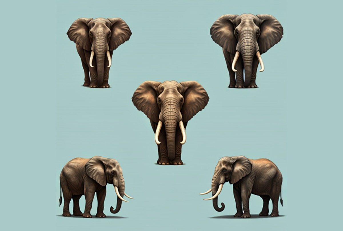 Test visual 2025: Elige un elefante y define tu meta para el año. (Depor)