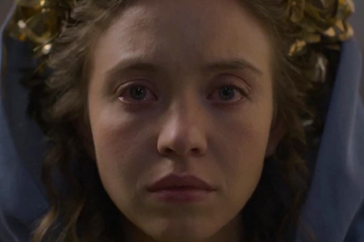 Cecilia (Sydney Sweeney) queda embarazada y todo parece indicar que se trata de un milagro en la película de terror "Immaculate" (Foto: Neon)