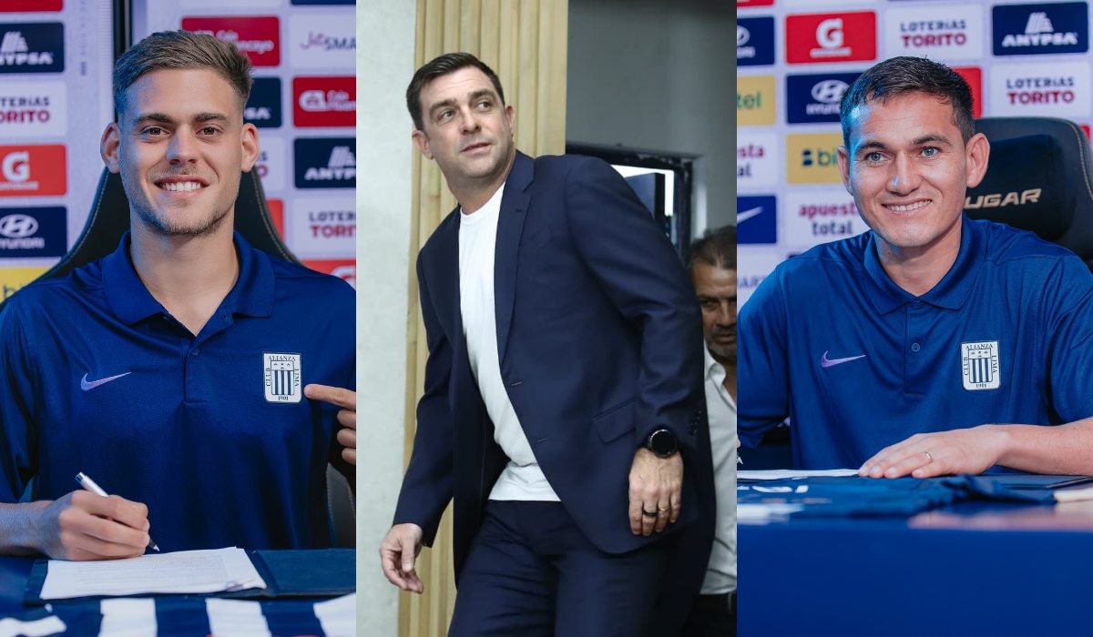 Pablo Guede, Federico Girotti y Jairo Vélez serán parte de Alianza Lima en 2026. (Foto: Composición / Alianza Lima)