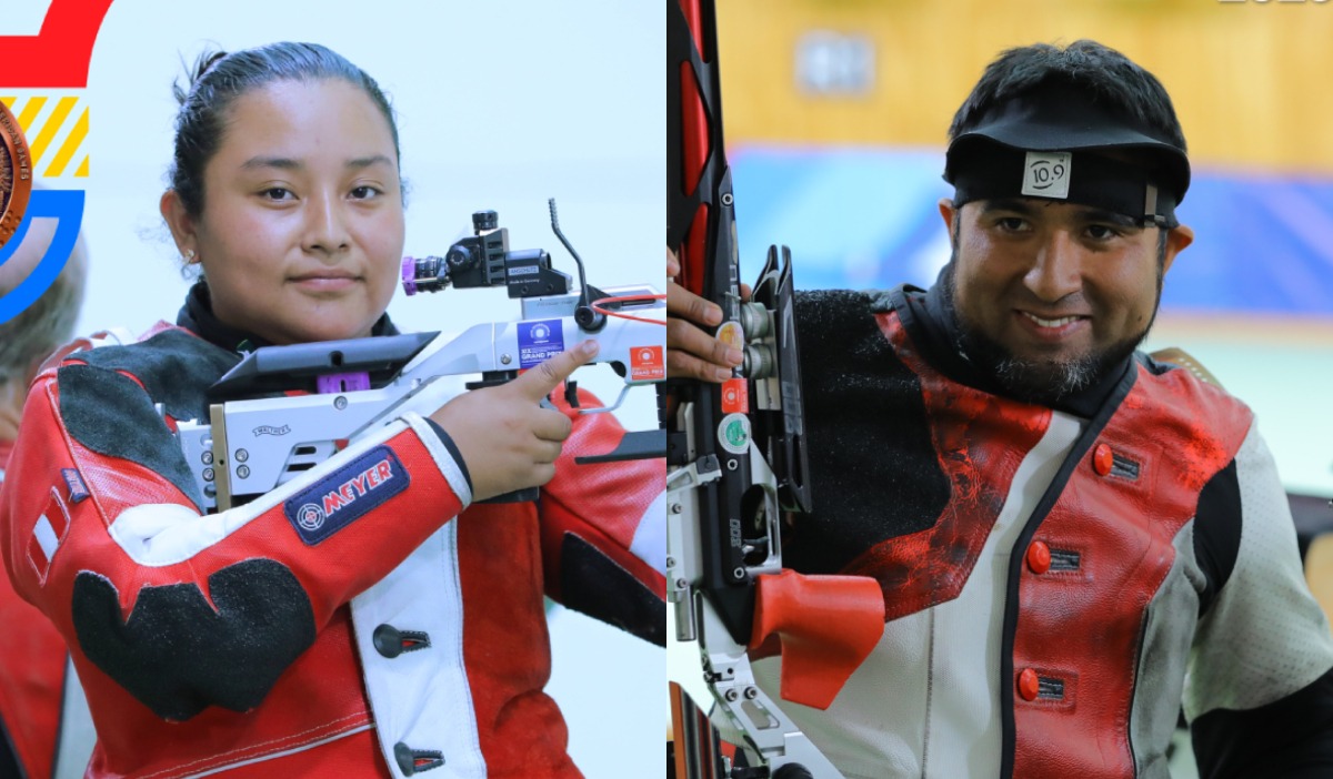 Jorge Arcela y Milagros Palomino ganaron dos nuevos medallas en Santiago 2023. (Foto: Composición)