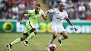 Manchester City igualó 1-1 con Swansea en fecha final de Premier League