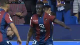 Tiembla el invicto: Boateng anotó doblete para el Levante ante Barcelona por Liga Santander