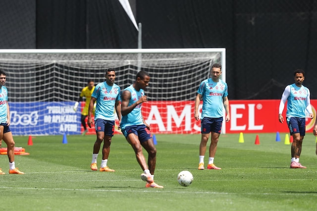 Flamengo ya entrena en la Videna con miras a la final de la Copa Libertadores. (Foto: Jesús Saucedo / Depor)