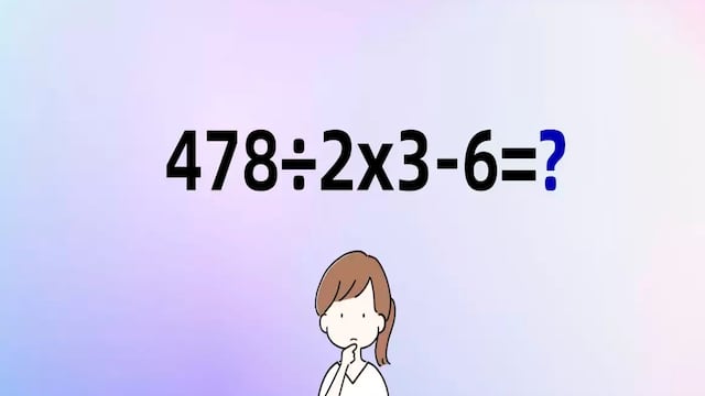Te desafío a obtener la solución de este reto matemático en pocos segundos