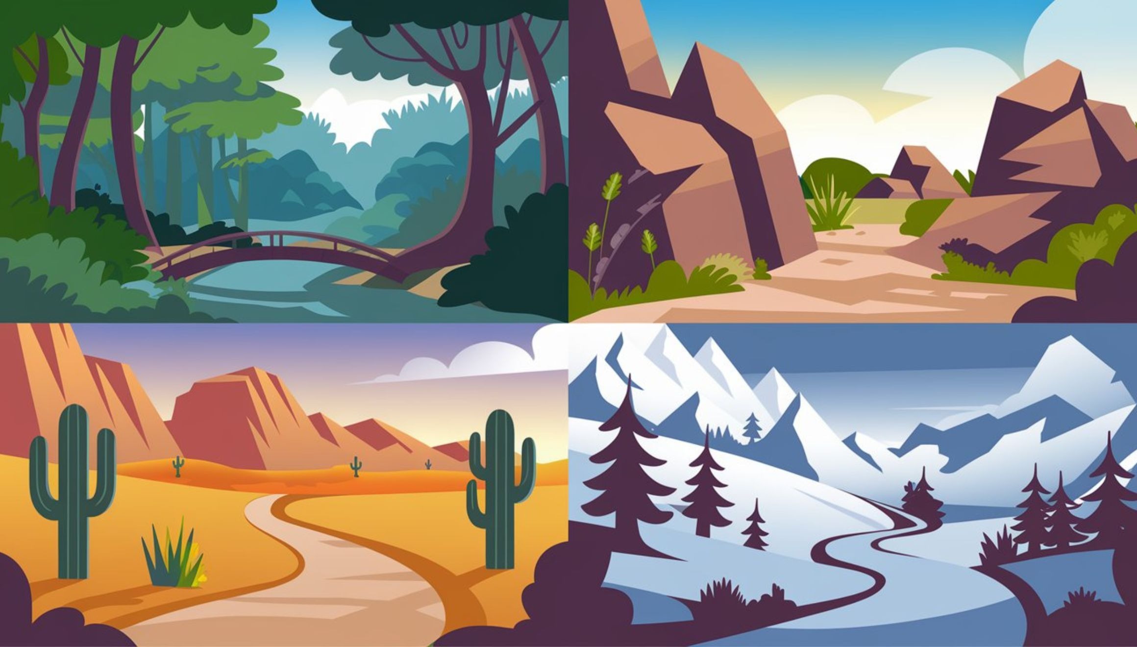 Test visual: escoge uno de los paisajes en esta imagen para descubrir cuál es tu mayor virtud (Foto: Depor).