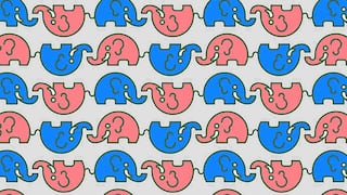 Debes encontrar los elefantes sin colmillos en la imagen: el 97 % no cantó victoria en este reto viral