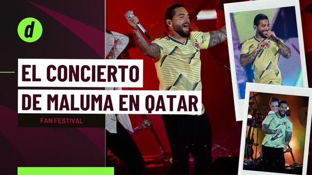 Qatar 2022: así fue el concierto de Maluma en la inauguración del Fan Fest