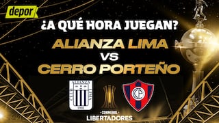 Alianza Lima vs. Cerro Porteño: a qué hora juegan en Matute