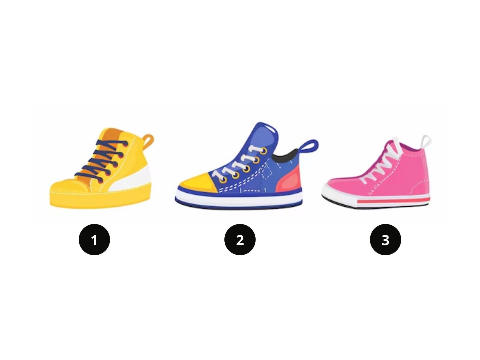 Test visual: Elige una de las zapatillas y descubrirás si realmente disfrutas de la vida. (Foto: Composición Freepik / Depor)