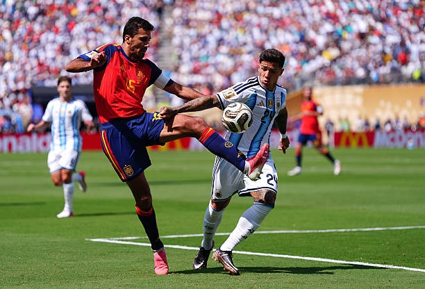 Argentina vs. España. (Foto: Getty Images)