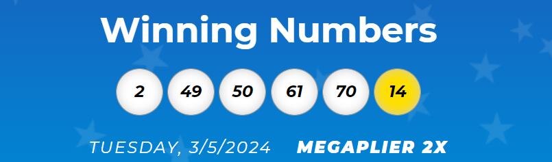 Resultados de la lotería del 5 de marzo (Foto: Mega Millions)