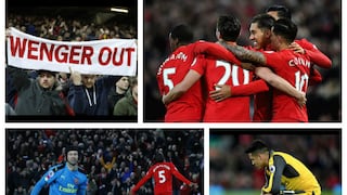 Arsenal-Liverpool: la alegría 'Red' y el lamento 'Gunner' con Alexis Sánchez [FOTOS]