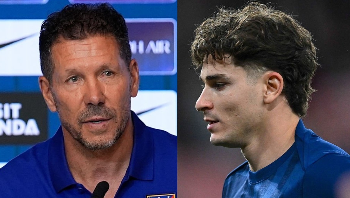 Diego Simeone puso las cosas claras sobre el futuro de Julián Álvarez. (Foto: Getty Images)