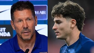 ‘Cholo’ Simeone le deja las cosas claras a Julián Álvarez: su futuro en el Atlético y qué pasará con el Barcelona