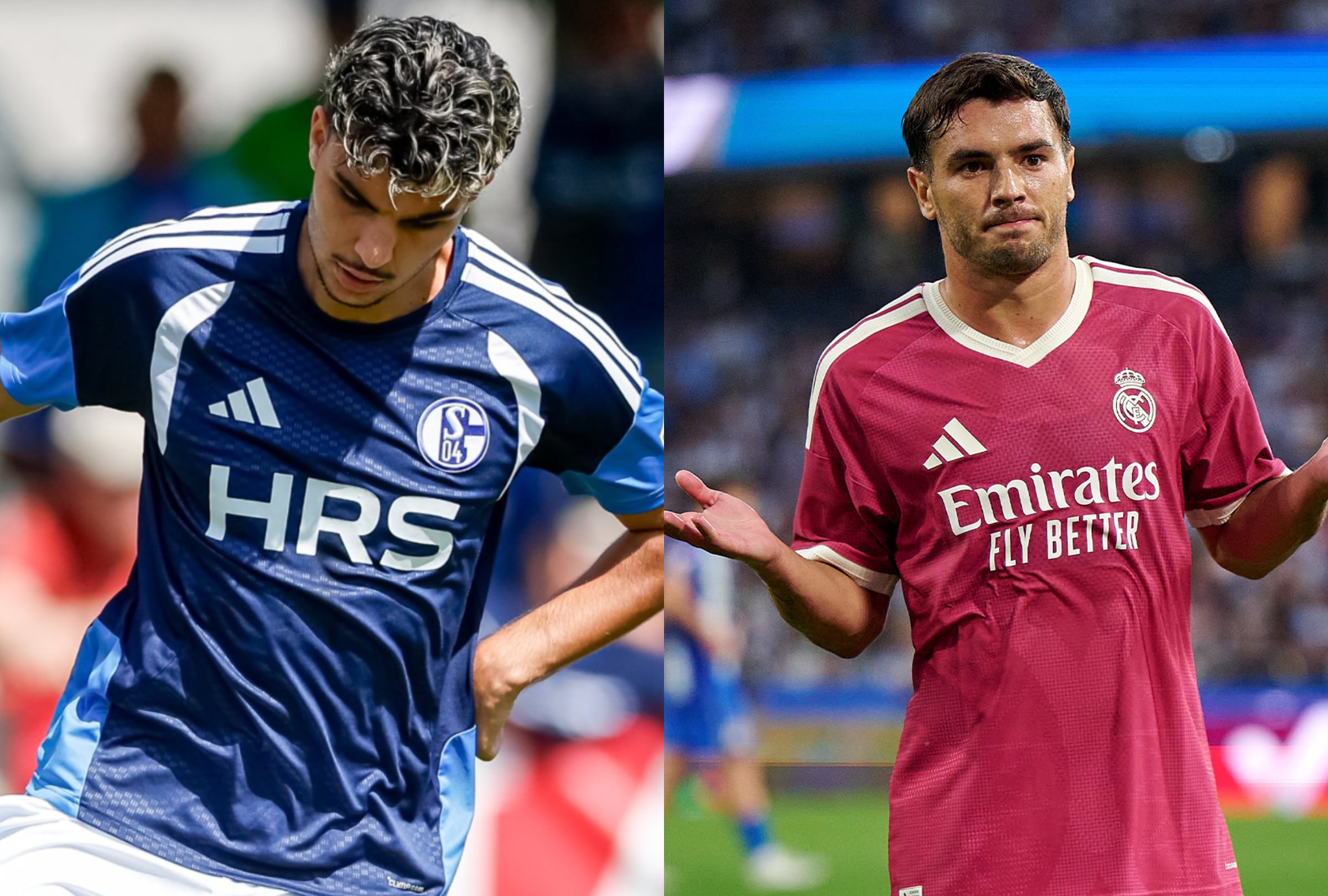 Consulta a qué hora inicio y dónde ver el partido de Real Madrid vs. Schalke 04 en vivo y en directo, este domingo 16 de agosto, desde el Veltins Arena. (Fotos: @s04 / @realmadridcf / Composición El Comercio MAG)