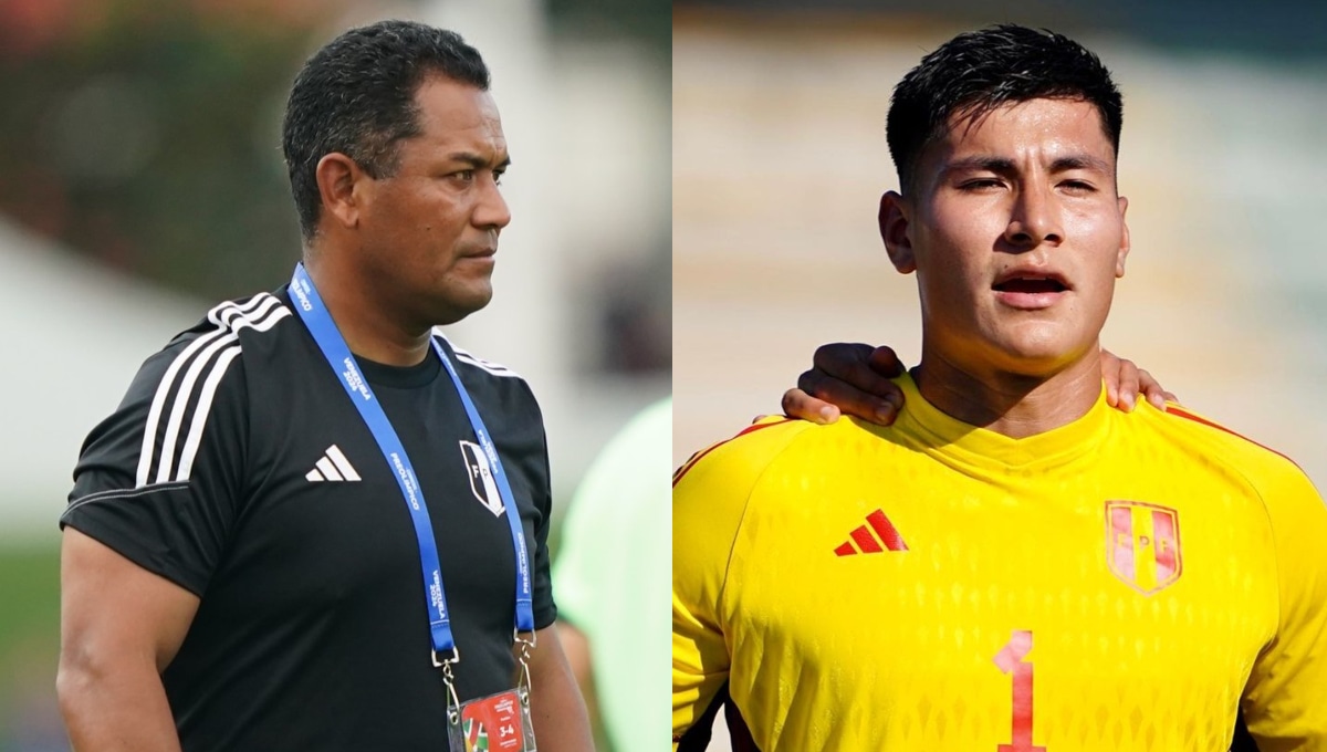 Johnny Vegas fue el preparador de Diego Romero en la Selección Peruana Sub-23. (Foto: Composición Depor)