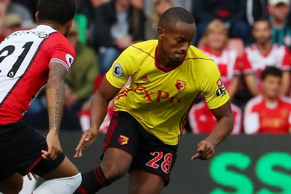 En 2017, André Carrillo es cedido al Watford de Inglaterra. En el club inglés estuvo durante una temporada. (Foto Difusión)