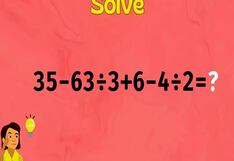 Reto matemático: la prueba de inteligencia que muy pocos han logrado resolver
