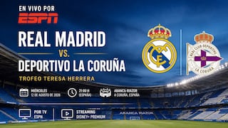 ESPN transmitió el partido Real Madrid 1-0 Deportivo La Coruña por el Trofeo Teresa Herrera 2026