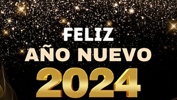 Frases de Año Nuevo 2024: mensajes, imágenes y postales para compartir (Foto: Pinterest)